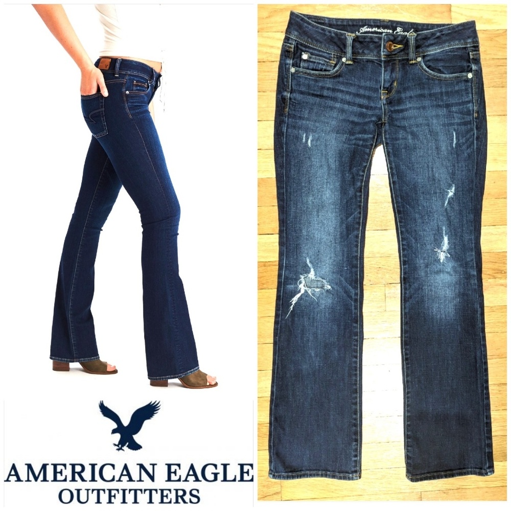 Slim Boot Ripped American Eagle Outfitters jeans